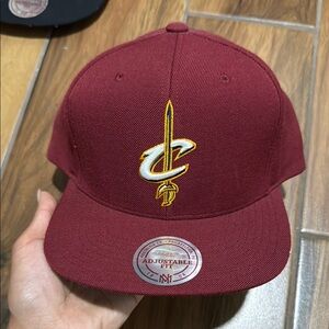 Mitchell & Ness Maroon and Green Cap